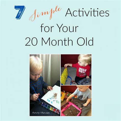 20 Month Old Learning Activities