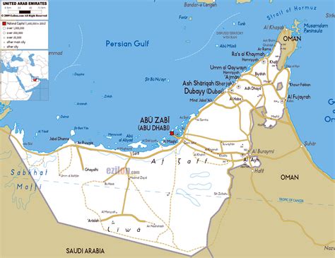 Maps of United Arab Emirates | Detailed map of UAE in English | Tourist ...