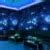 Customized Size 3D Stereo Blue Night Universe Space Shinning Stars Mural Wallpaper For Wall ...