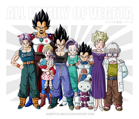 All family of Vegeta by albertocubatas on DeviantArt