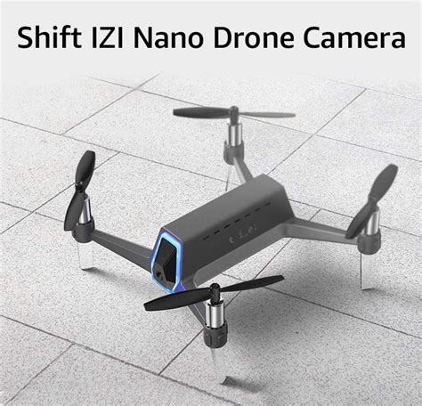 Shift IZI Nano Drone Camera 5MP FHD 1080P Patented 3D-Sensing Controller Autonomous Follow Me ...