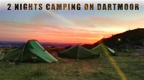 Wild Camping on Dartmoor - 2 Night Micro Adventure - YouTube