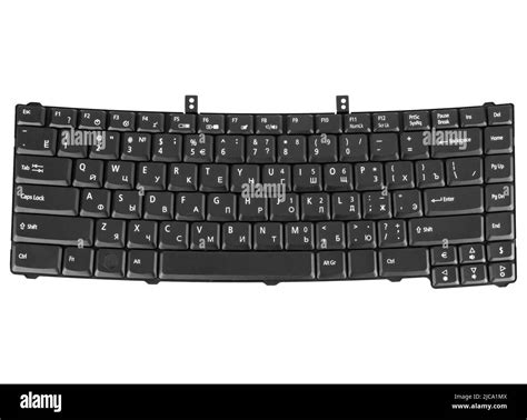 laptop keyboard, laptop spare part isolated on white background Stock Photo - Alamy