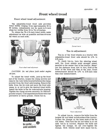 John Deere 3010 Row-Crop Utility Diesel Tractors - Operator's Manual