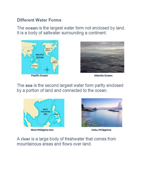 Different Water Forms | PDF