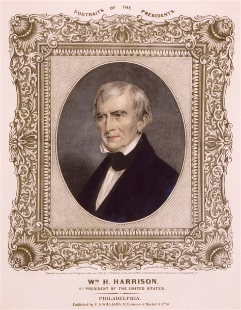 William Henry Harrison 1773-1841 Was The First President To Die In Office And Had The Shortest ...