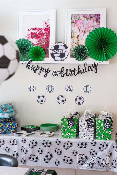 Soccer Birthday Party: How to Create the Best Party for Your Soccer Lover - Posh in Progress