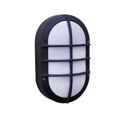 oval bulkhead wall light, waterproof bulkhead light, external bulkhead light, black bulkhead ...