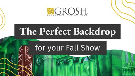 The Perfect Backdrop for Your Fall Show – Grosh Backdrops