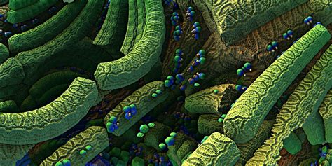 Microscope view of bacteria and spores by kronpano on DeviantArt