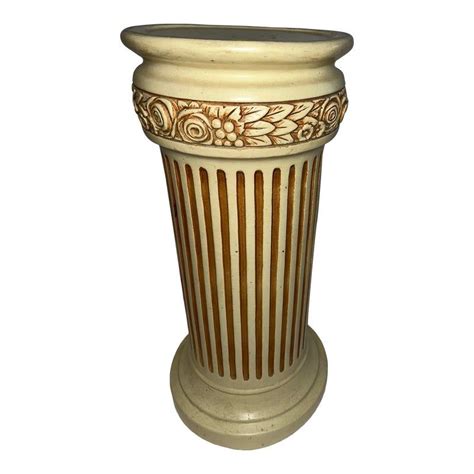 Vintage 1950s Weller Pottery Classic Ceramic Column Plant Stand | Weller pottery, Pottery, Plant ...