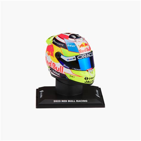 Oracle Red Bull Racing Shop: 1:4 Checo Perez Season 2023 Mini Helmet ...