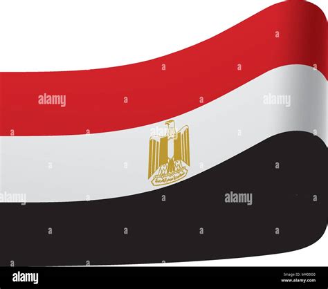 Egypt flag, vector illustration Stock Vector Image & Art - Alamy