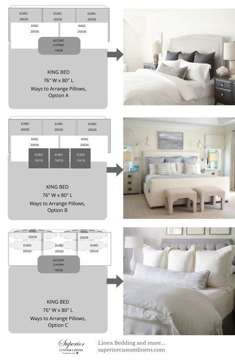 Ways to Arrange Bed Pillows | Remodel bedroom, Bedroom design, Master ...