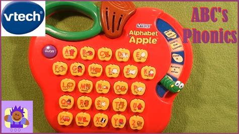 Vtech little smart alphabet apple ABC phonics learning toy - YouTube