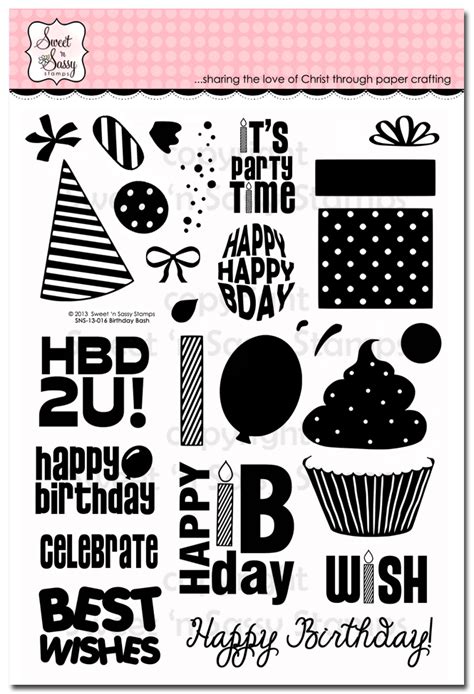 Sweet 'n Sassy Stamps: Birthday Word Art...