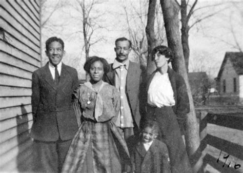 A lovely picture of an youthful Langston Hughes with his step father Homer Clark, mother Carrie ...