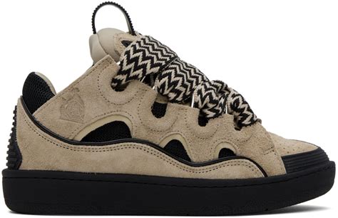 Lanvin Beige Curb Sneakers Lanvin