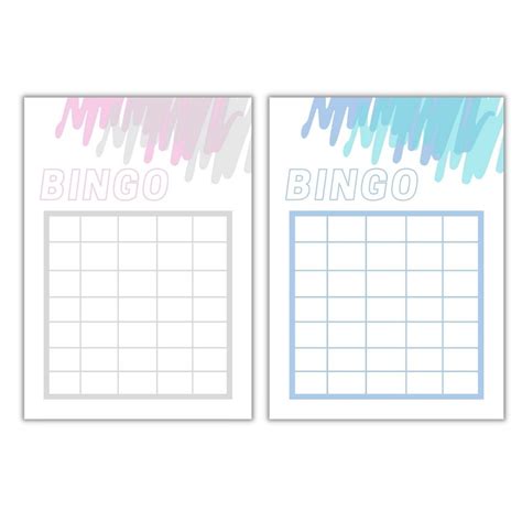 Printable Bingo template | Bingo template, Bingo printable, Bingo