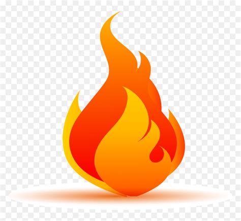 Cartoon Flame Vector Elements Png Download - Cartoon, Transparent Png - vhv