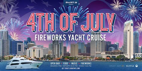 4th of July Fireworks Yacht Cruise San Diego | Pier 1, Hornblower Landing, San Diego, CA | July ...