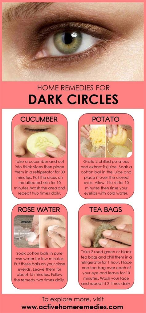 Home Remedies for Dark Circles | Dark circle remedies, Home remedies, Remedies