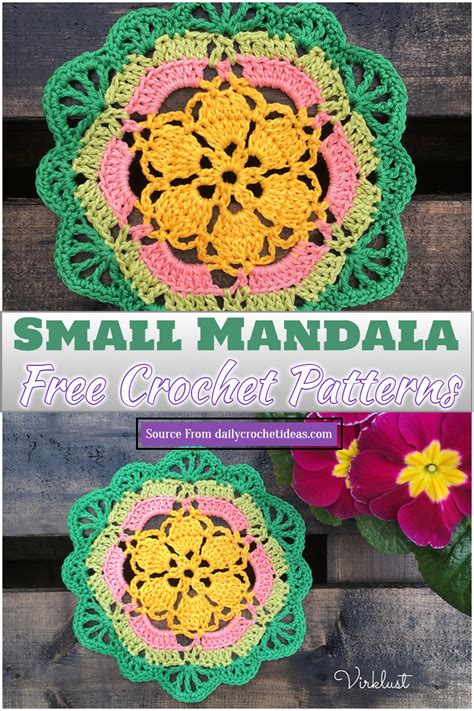 20 Free Crochet Mandala Patterns For Decoration