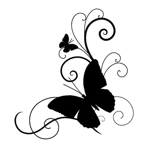 15.2cm*16.6cm Butterfly Personality Car Styling Vinyl Stickers Decals ...