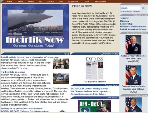 Making your way through Incirlik Now > Incirlik Air Base > Article Display