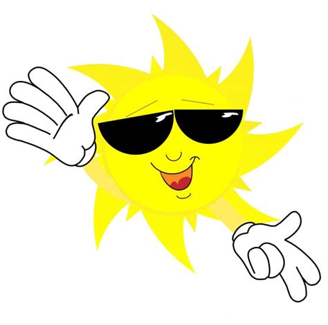 Happy Sun Face Cartoon Free Stock Photo - Public Domain Pictures