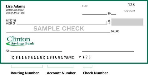 Routing Number | Clinton Savings Bank in Massachusetts