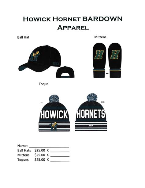 BarDown Apparel (Howick Minor Hockey)