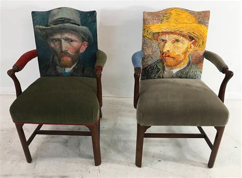 Art Chairs: Dinner with Van Gogh Southwood Dining Chairs | Etsy