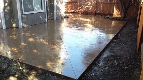 Custom Salt Finish Concrete Patio in Vacaville - Solano County | Yolo County | California - A ...