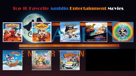 my top 8 favorite amblin entertainment movies by cartoonstarreviews on DeviantArt