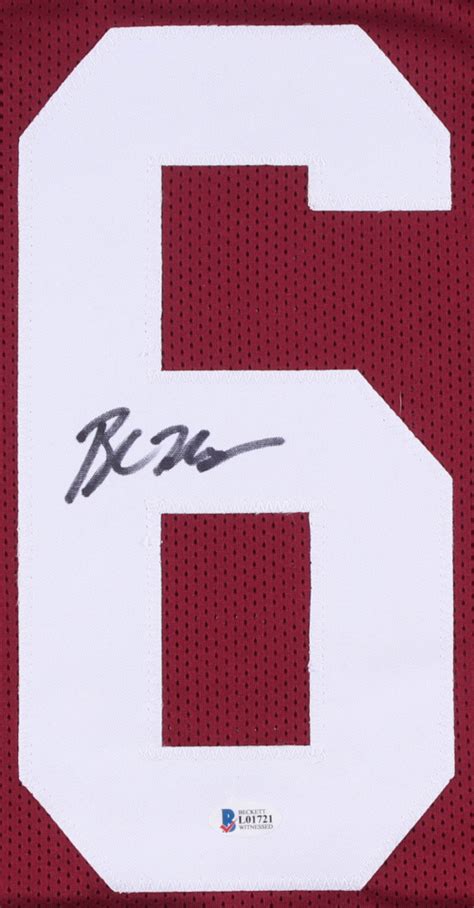 Baker Mayfield Signed Oklahoma Sooners Jersey (Beckett COA) | Pristine ...