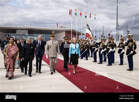 Paris, France. 13th July, 2023. French Prime Minister Elisabeth Borne ...