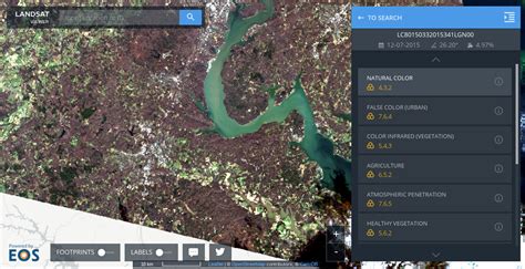 Landsat Viewer, search and review for USGS Landsat open imagery ...