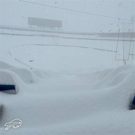 Buffalo Bills Share Photos of Snowed-in Highmark Stadium - Business Insider