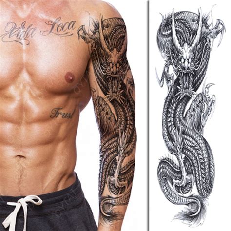 Dragon Tattoos On Arm Sleeve