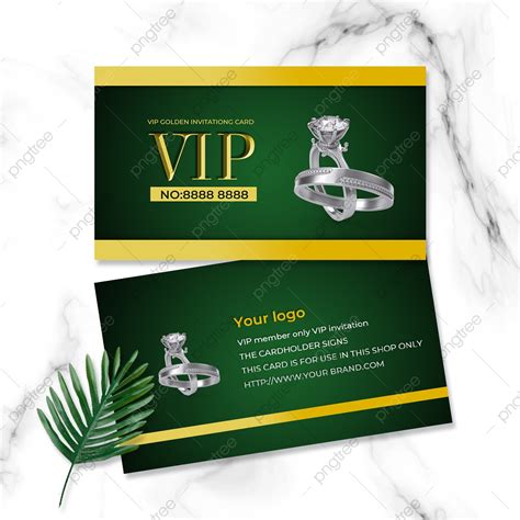 Green Business Card Jewelry Ring Template Download on Pngtree