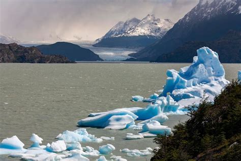 Premium Photo | Grey Glacier Torres del Paine National Park Chile