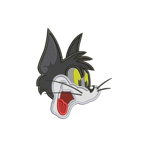 Butch Cat Tom and Jerry Applique Design