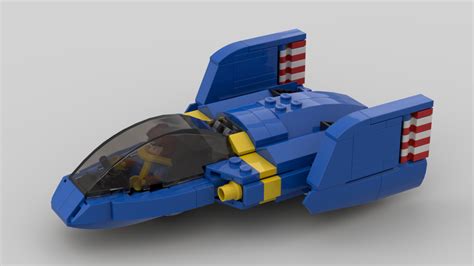 LEGO MOC Nintendo F-zero Blue Falcon by Alex_Qwerty | Rebrickable ...