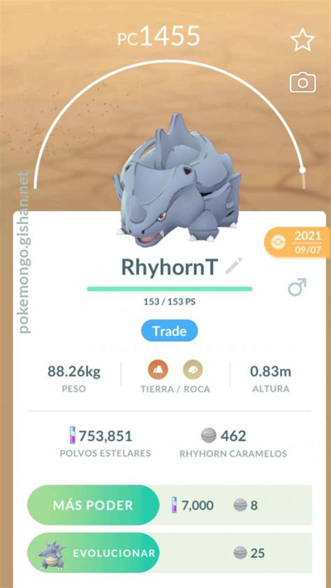 Rhyhorn - Pokemon Go