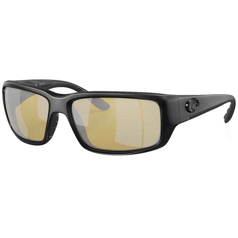 Costa Fantail Polarized Sunglasses - Blackout/Sunrise Silver Mirror ...