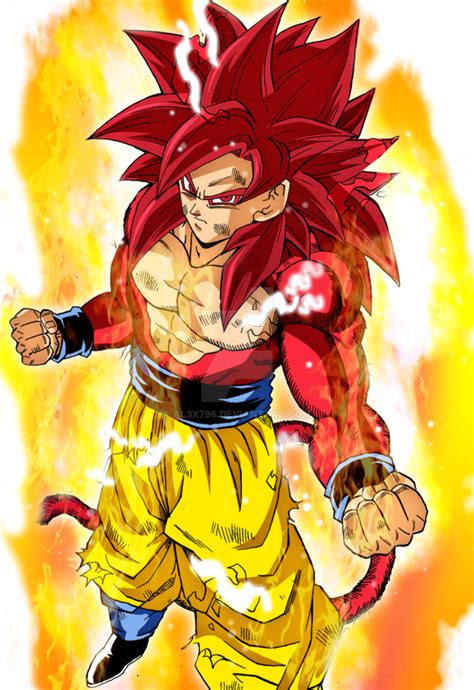 GOKU SUPER SAIYAN GOD 4 by AL3X796 on DeviantArt | Anime dragon ball super, Dragon ball super ...