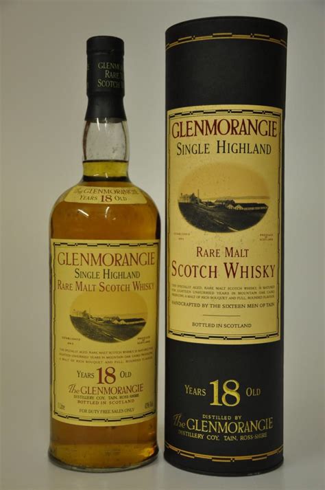 Glenmorangie 18yr old Drinks Cabinet, Old Bottles, Scotch Whisky ...