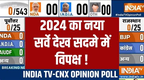 Lok Sabha Opinion Poll 2024 India tv : 2024 का नया सर्वे देख सदमे में ...