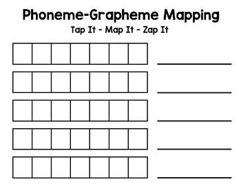 Phoneme Grapheme Mapping by Grace Downey | TPT